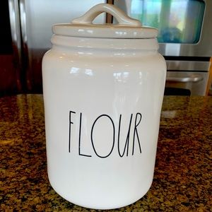 Rae Dunn Large Flour Jar